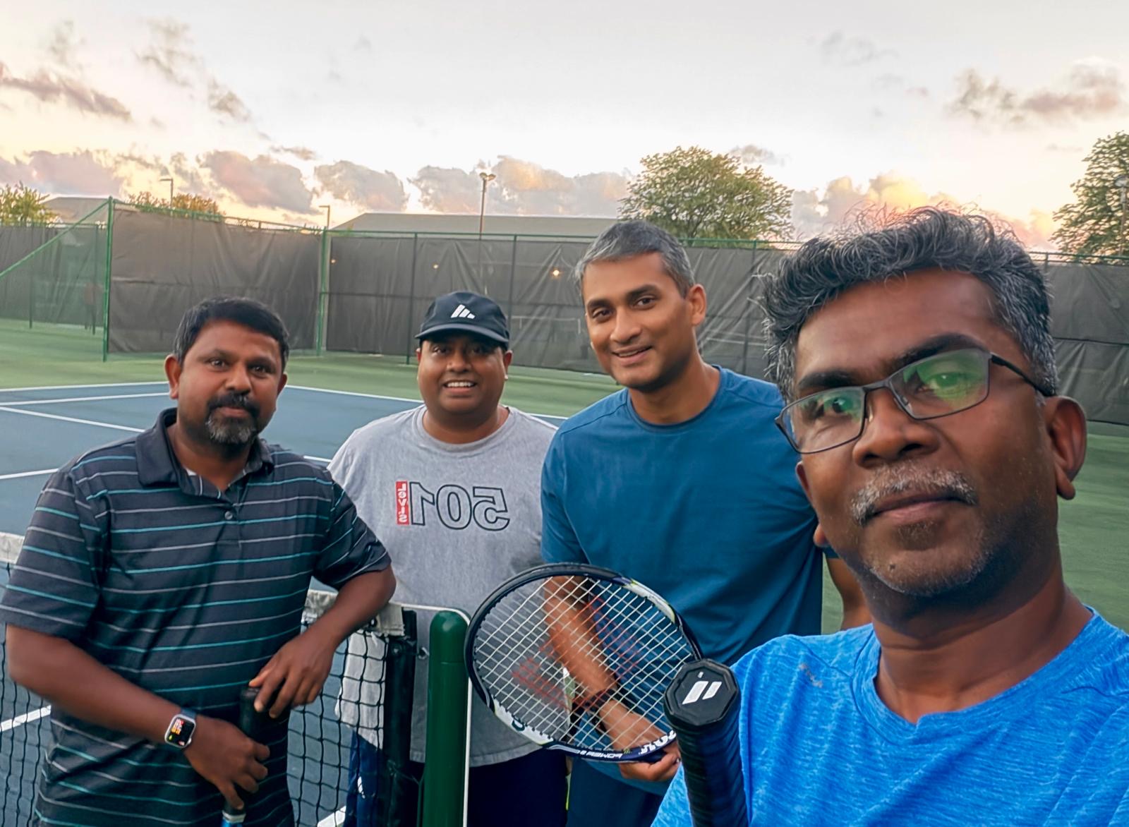 PTL Summer 2026 — Challengers Doubles · Group A — Team JK (Kumaran Sivapunniyam / Joe Devaasirvatham) vs IronMen (Sunil Joshua / Gautam Paul) · Week 3 — 6-0, 6-3