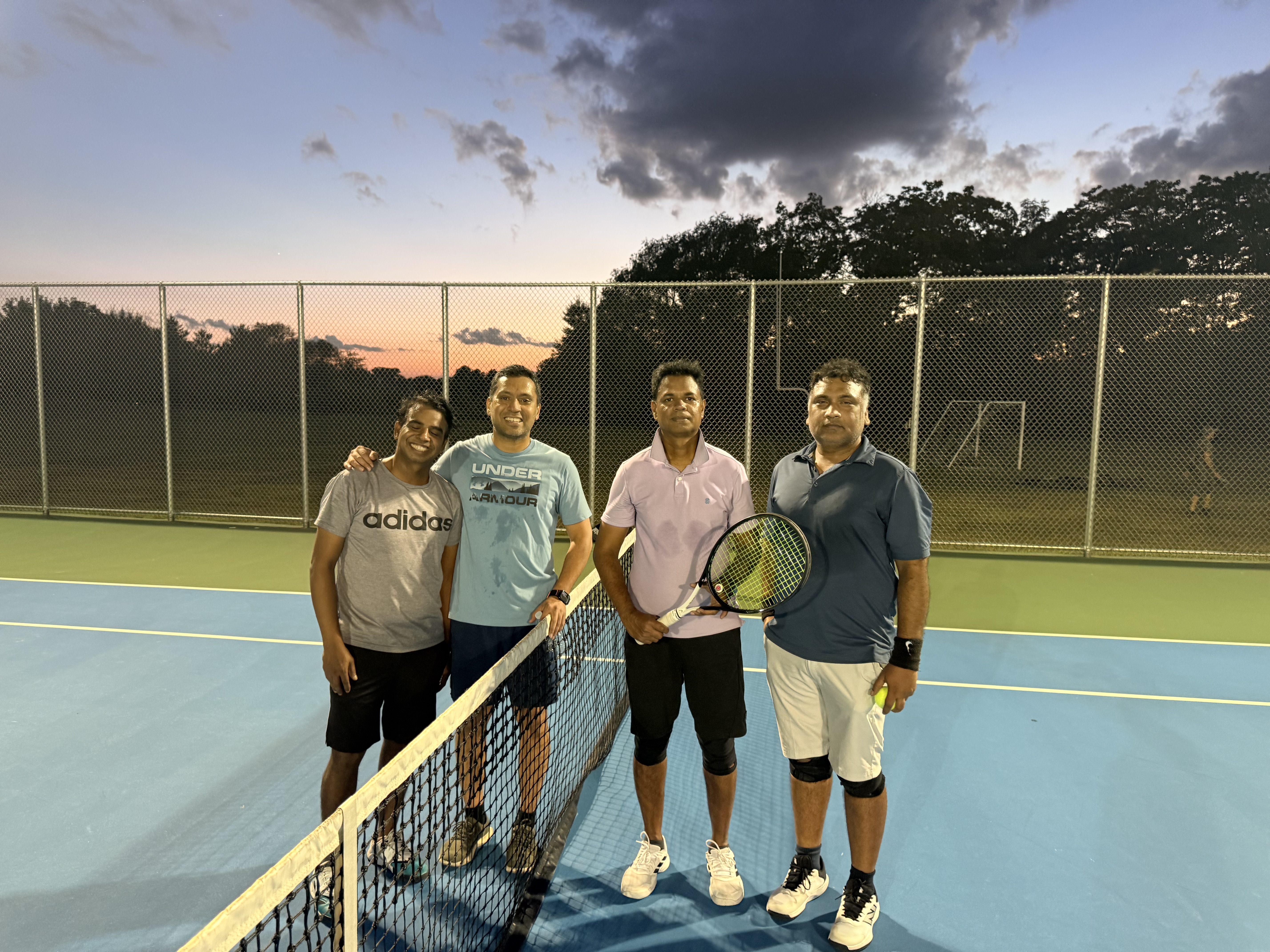 PTL Summer 2026 — Challengers Doubles · Group C — Rising Starz (Ganesh Easwaran / Nishant Srinivasn) vs OG (Vijay Ala / Suresh Dulam) · Week 3 — 5-7, 3-6