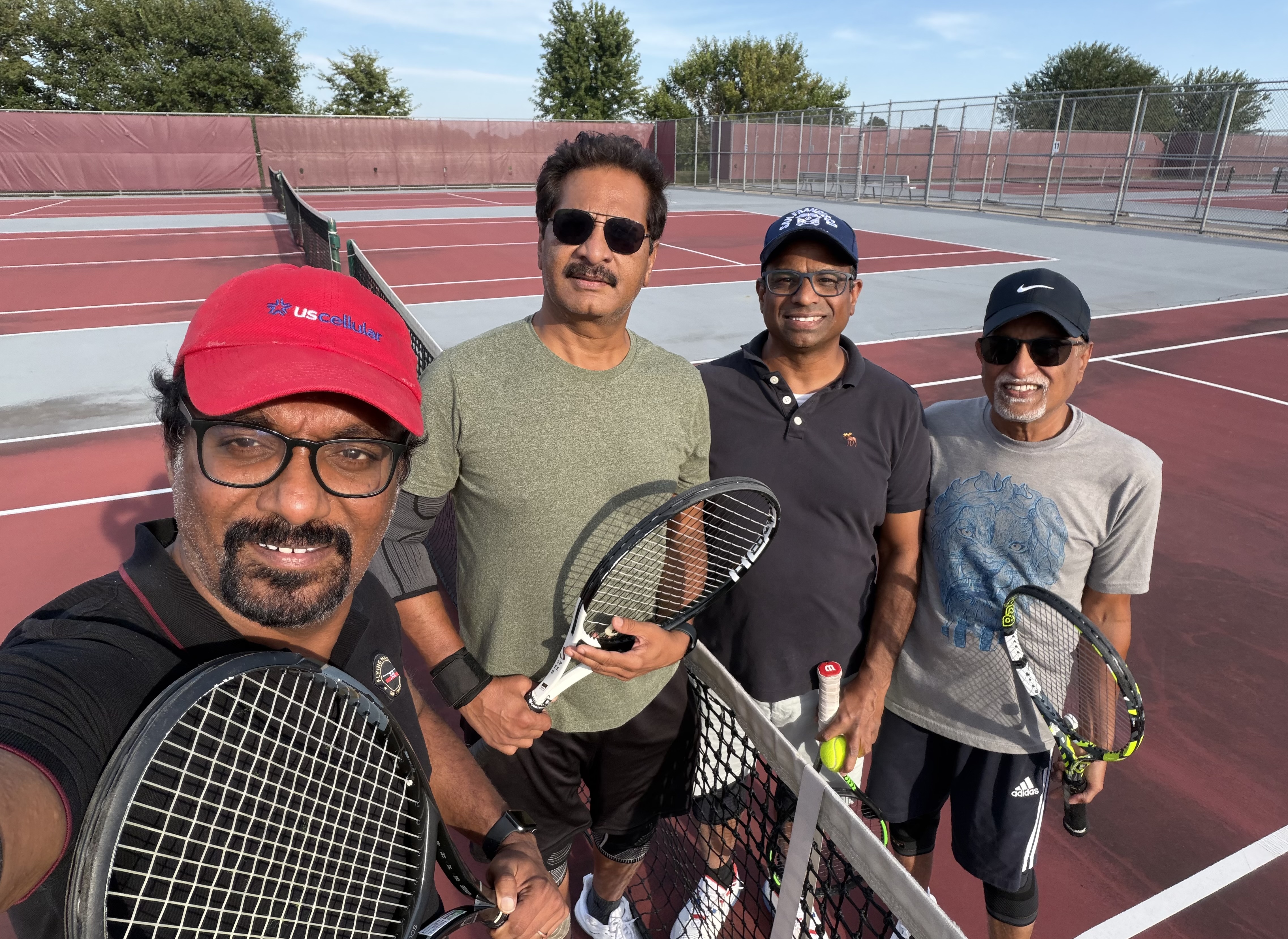PTL Summer 2026 — Voyagers Doubles · Group A — Team SA (Surendar Komatireddy / Ajith Narayanan) vs EasyGoers (Ravi Simhadri / Venkat Vempati) · Week 3 — 5-7, 2-6