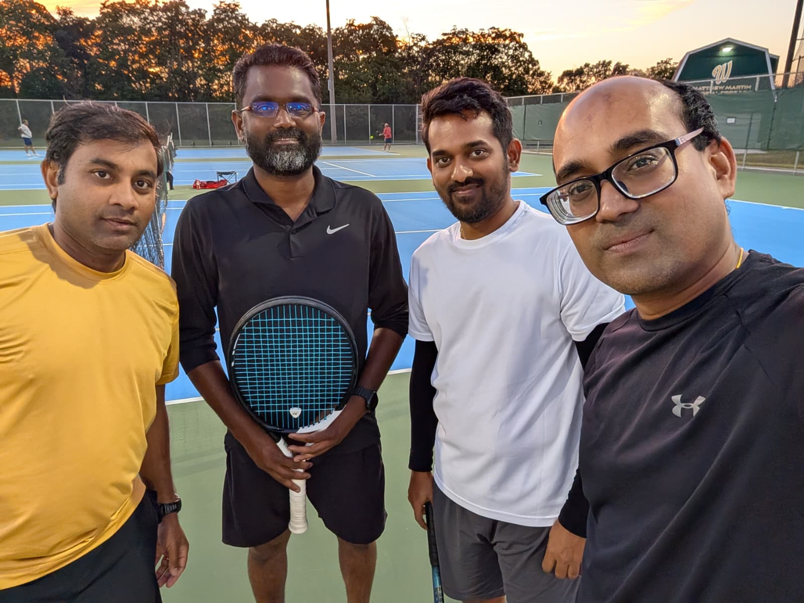 PTL Summer 2026 — Voyagers Doubles · Group B — Smashers (Arun Kumar Veerappan / Tushar Gaur) vs Net Menace (Sarvaghan Rathinam / Sandeep Rao) · Week 1 — 0-6, 1-6
