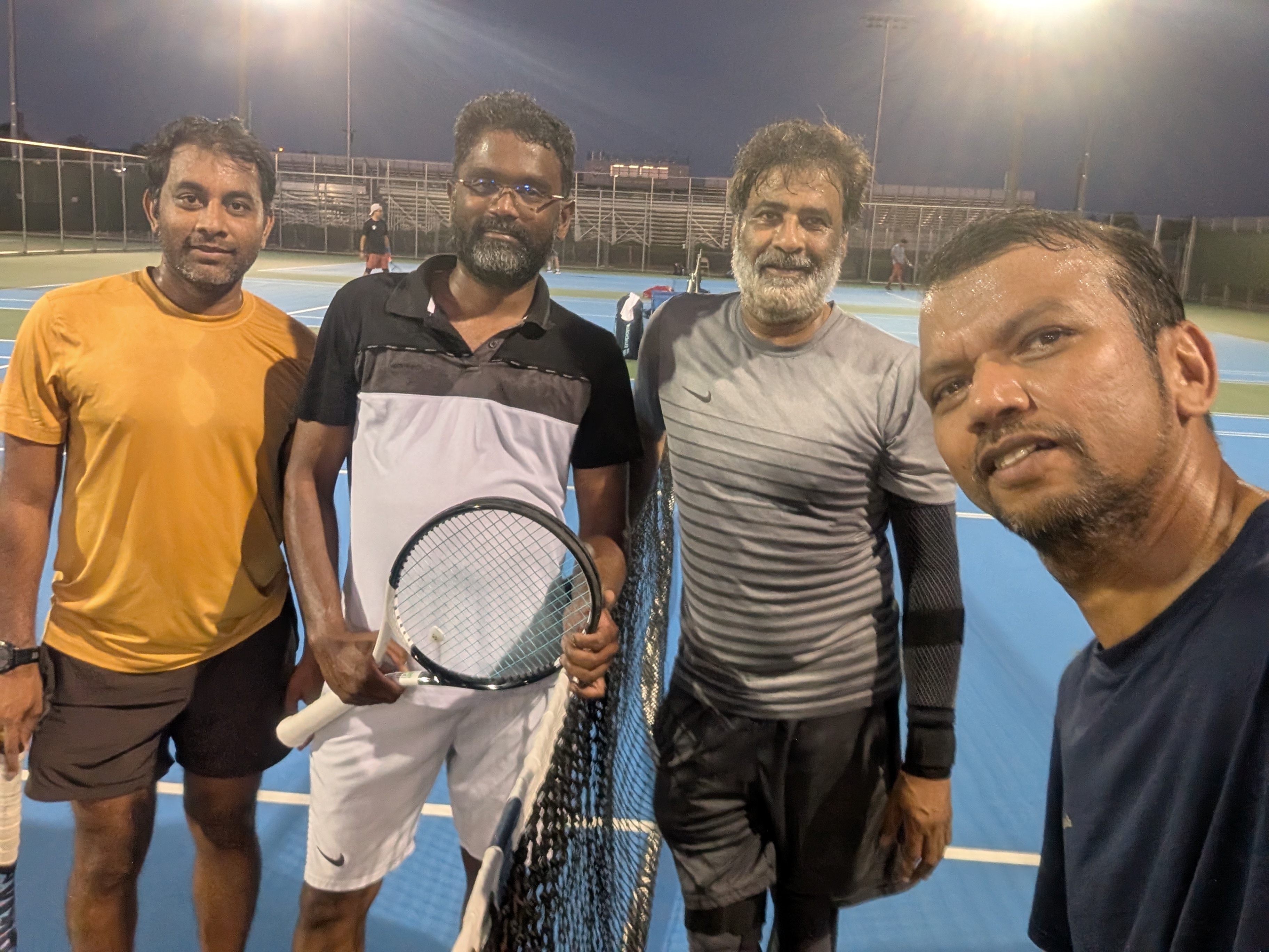 PTL Summer 2026 — Voyagers Doubles · Group B — BGR (Rajenderan Gangadharan / Balaji Gunniya) vs Avalanche (Shawn McCarney / Alejandro Primero) · Week 4