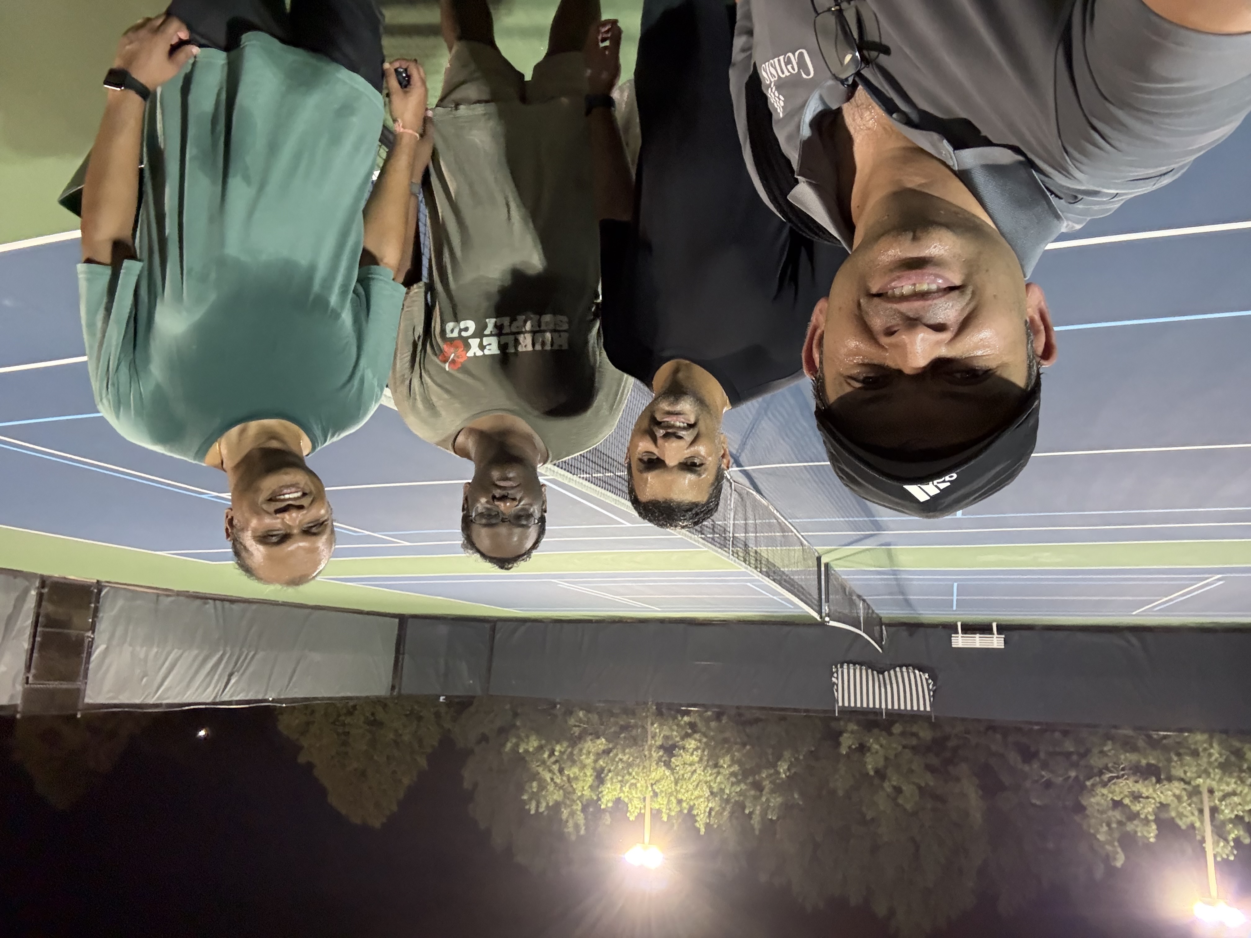 PTL Summer 2026 — Warriors Doubles · Group A & B — Beer Buddies (Madhu Bommala / Vivek Chakraborty) vs Tennis Kisans (Santosh Murthy / Kirtan Dave) · Week 2 — 7-6, 6-2