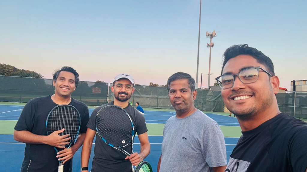 PTL Summer 2026 — Warriors Doubles · Group A & B — Strings (Suresh Kumar Amirthalingam / Prateek Khandelwal) vs Court Crushers (Rushil Patel / Jay Temuri) · Week 1 — 2-6, 4-6