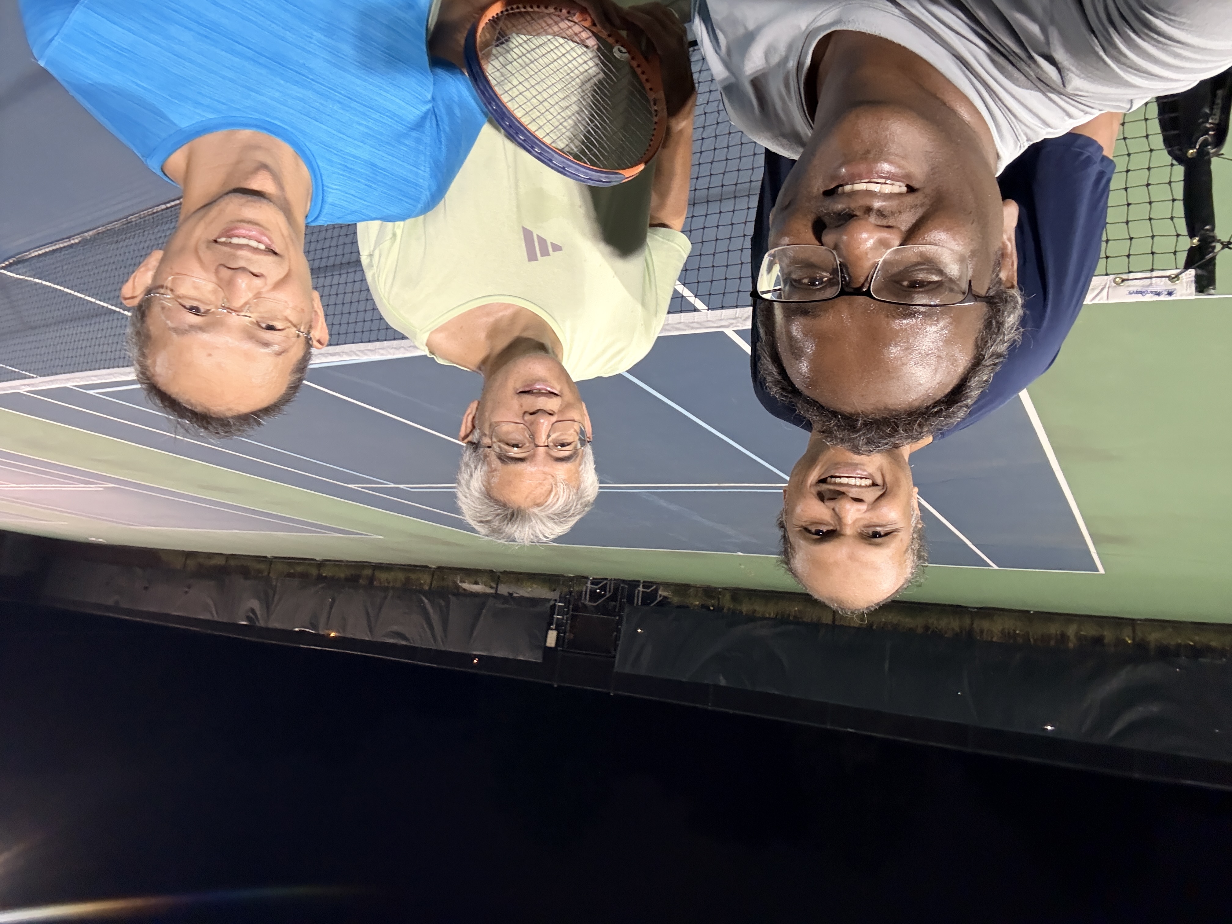 PTL Summer 2026 — Warriors Doubles · Group A & B — Blue Dragons (Peter Huang / Mike Shih) vs Beer Buddies (Madhu Bommala / Vivek Chakraborty) · Week 3 — 4-6, 6-2, 6-4